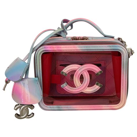 chanel pvc makeup bag|A Guide to Chanel Vanity Case Styles .